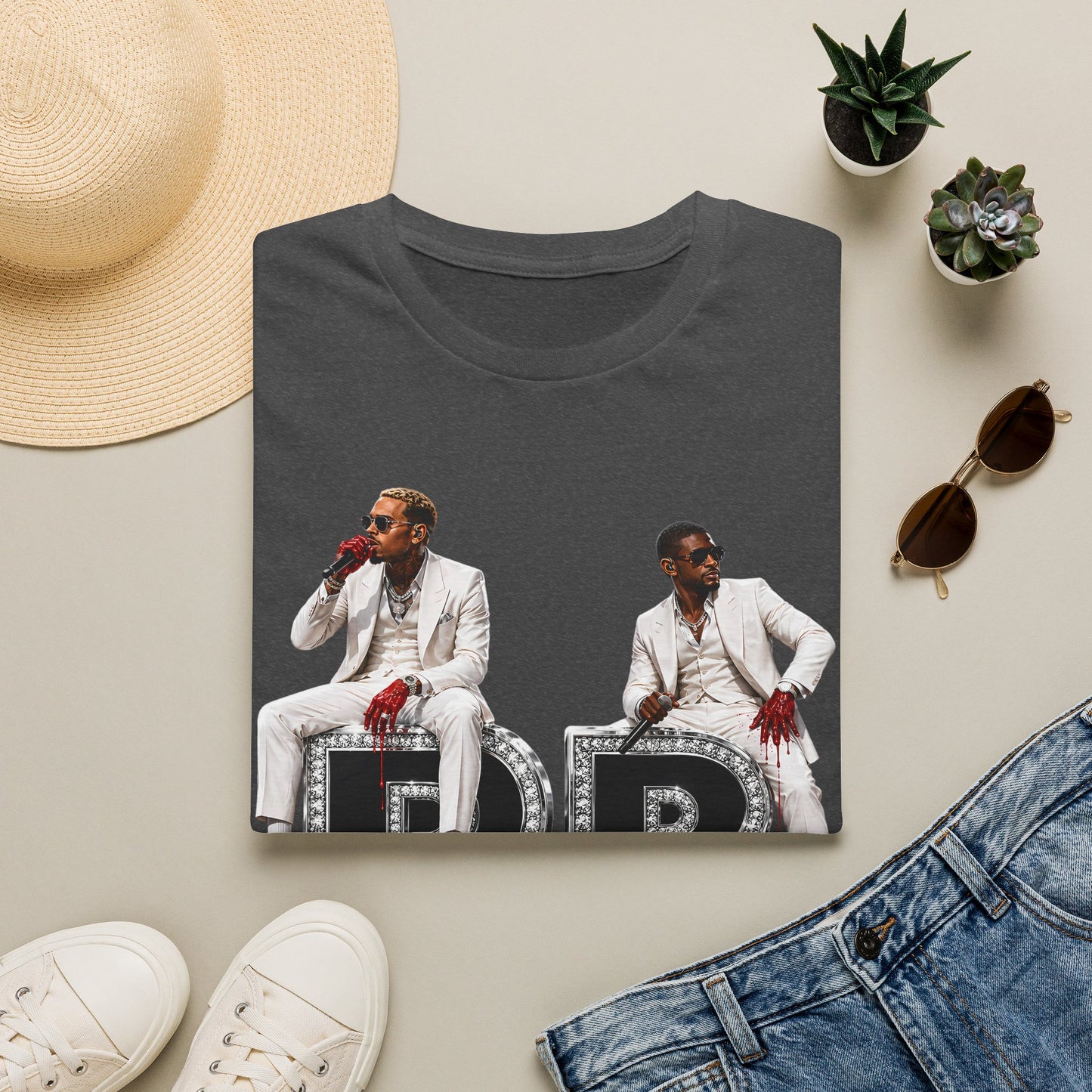 R & B Usher, Chris Unisex Softstyle T-Shirt