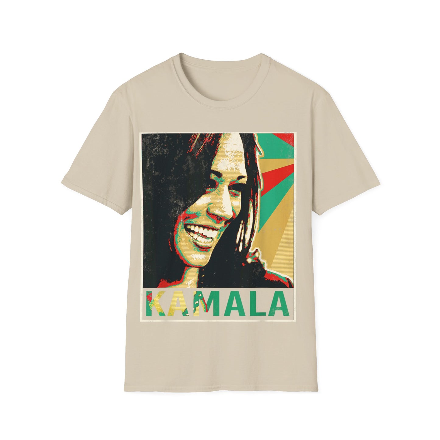 Kamala portrait Unisex Softstyle T-Shirt