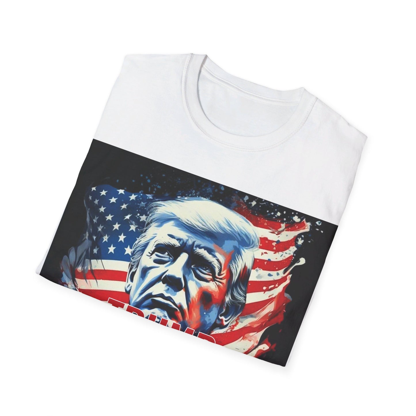 Trump 2024 no more BS Unisex Softstyle T-Shirt