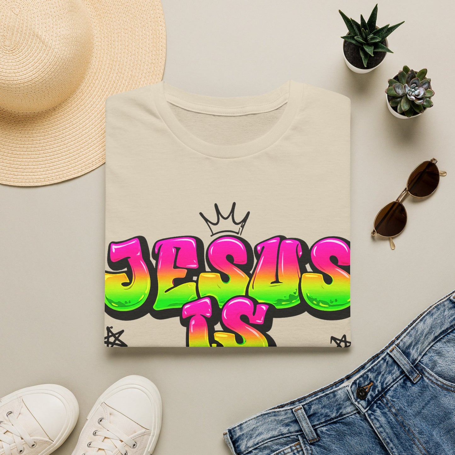 Jesus is King Unisex Softstyle T-Shirt