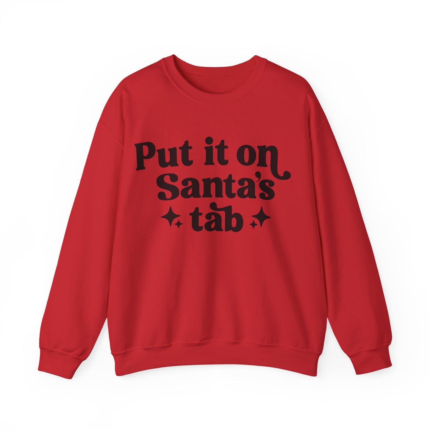Put it on Sant's Tab Unisex Heavy Blend™ Crewneck Sweatshirt
