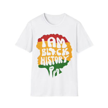 I am Black history Unisex Softstyle T-Shirt