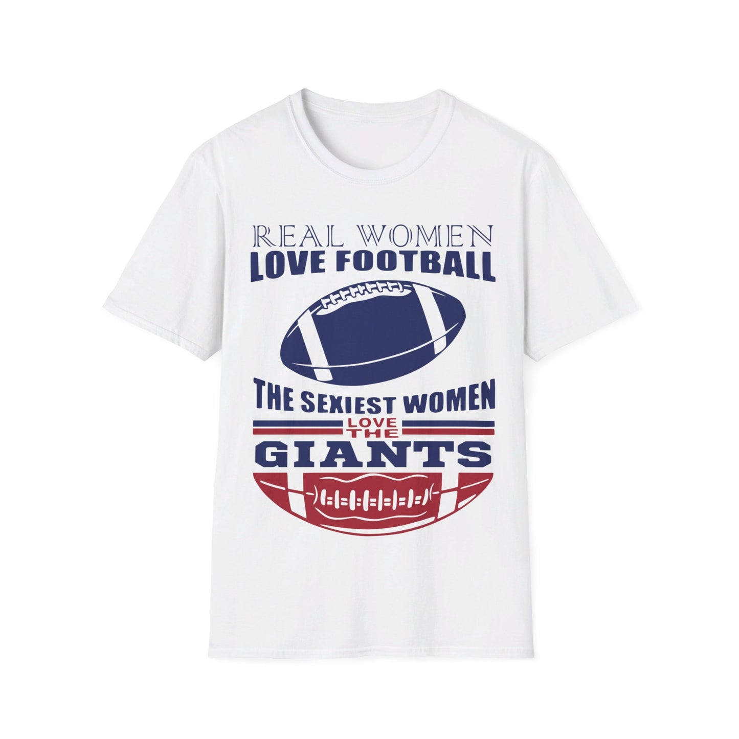 Real women love football Unisex Softstyle T-Shirt