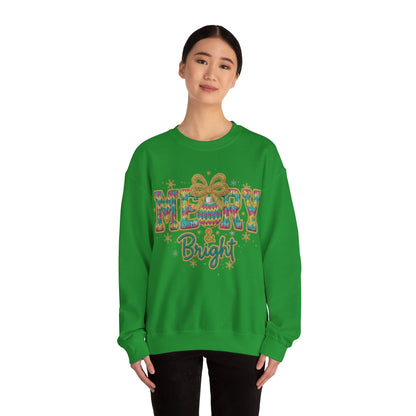 Yarn Merry Christmas Unisex Heavy Blend™ Crewneck Sweatshirt