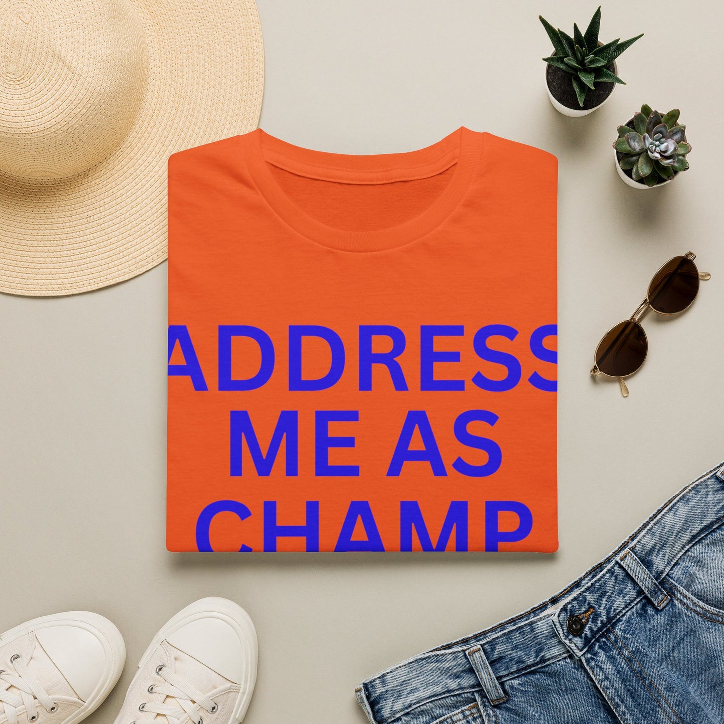 Address me as champ Unisex Softstyle T-Shirt