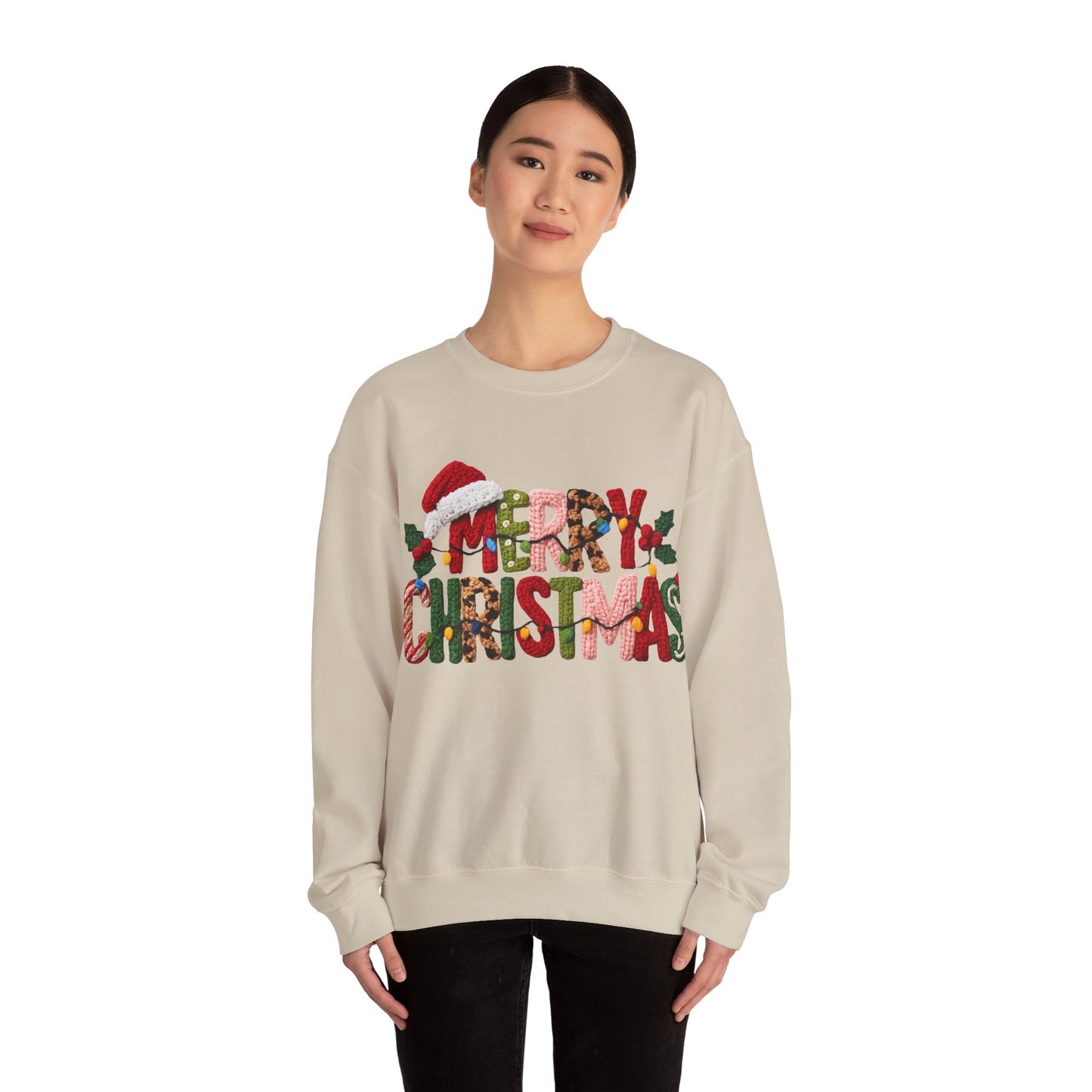 Merry Christmas, yarn Unisex Heavy Blend™ Crewneck Sweatshirt