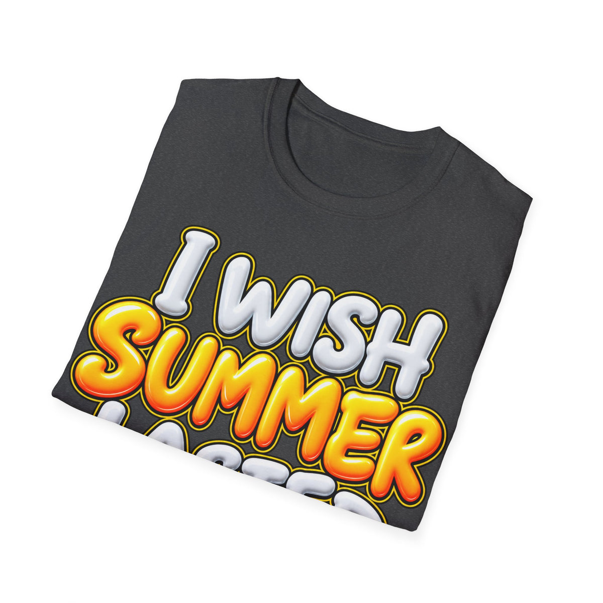 I wish Summer lasted longer Unisex Softstyle T-Shirt