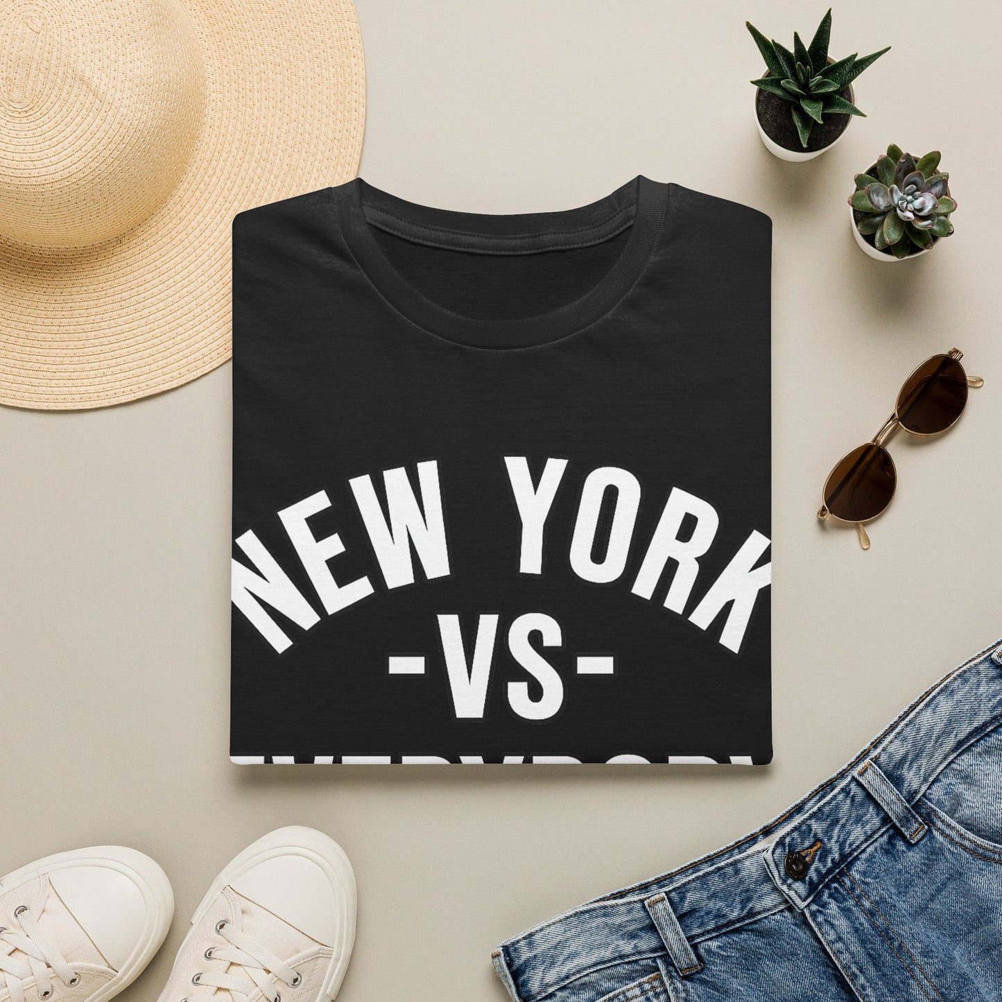 New York vs Everybody Unisex Softstyle T-Shirt