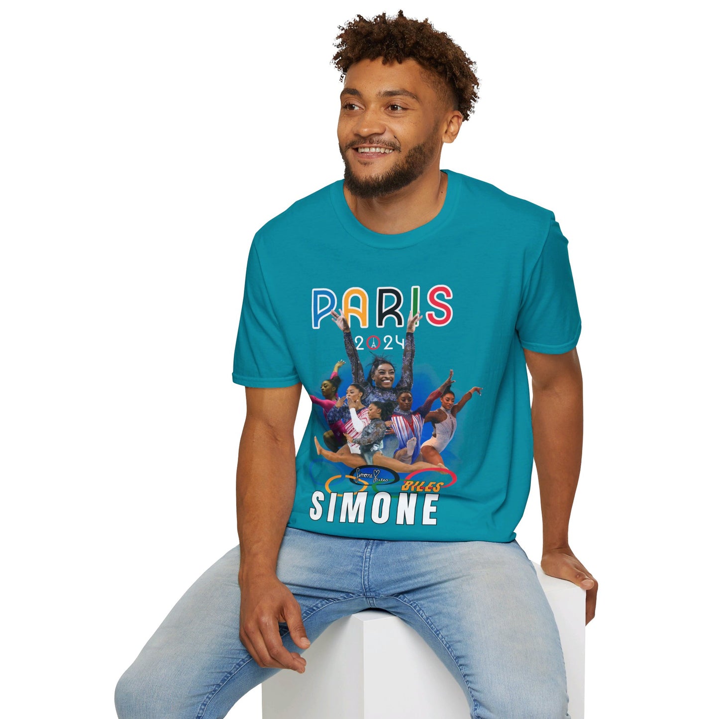 Simone collage Unisex Softstyle T-Shirt