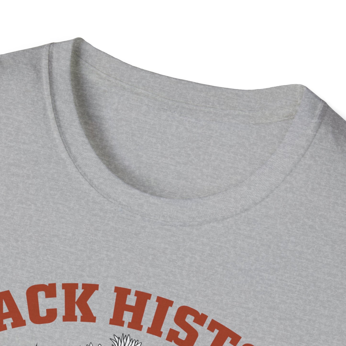 Black History book stack Unisex Softstyle T-Shirt