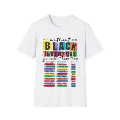 Black Inventors Unisex Softstyle T-Shirt