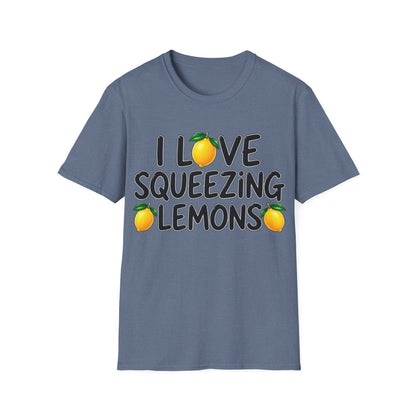 I love squeezing lemons Unisex Softstyle T-Shirt