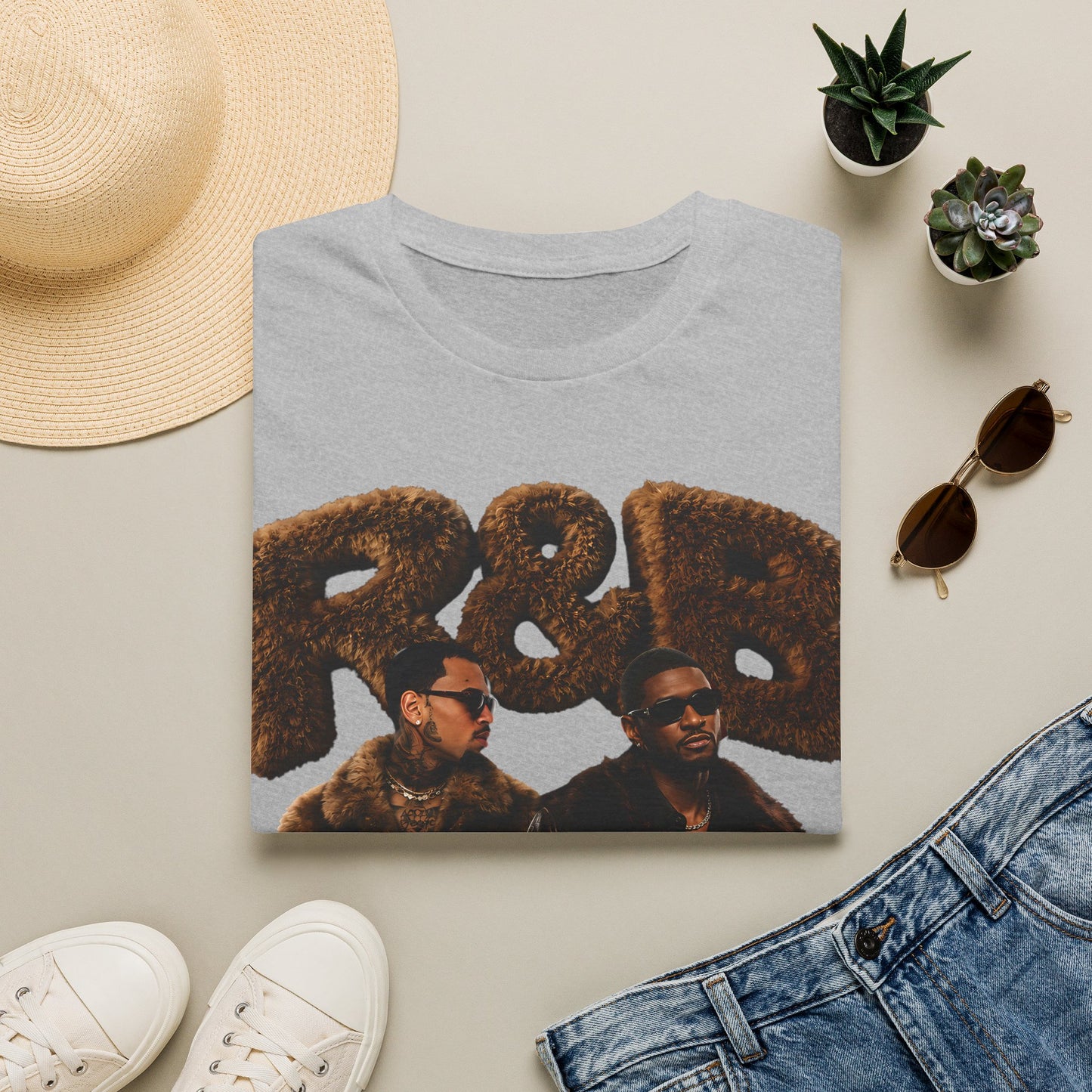 Chris & Usher furry Unisex Softstyle T-Shirt