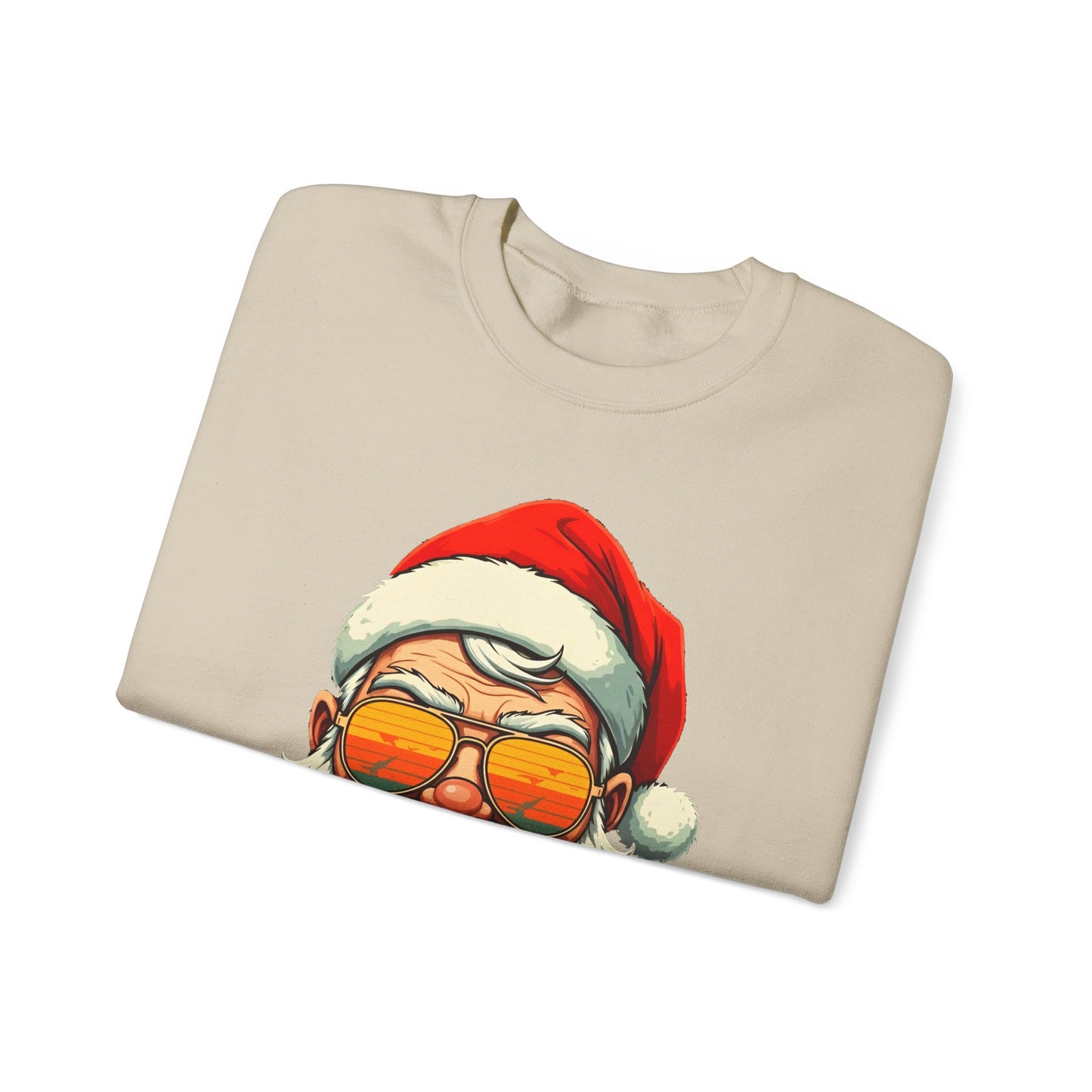 Santa with glasses Unisex Heavy Blend™ Crewneck Sweatshirt