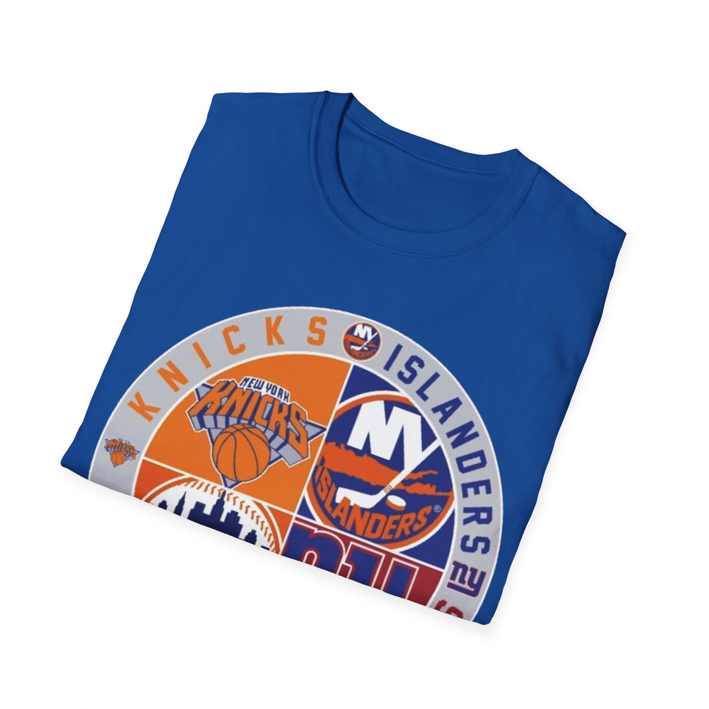 NY sports teams nyk nyi nyg nym Unisex Softstyle T-Shirt