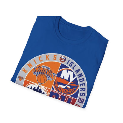 NY sports teams nyk nyi nyg nym Unisex Softstyle T-Shirt