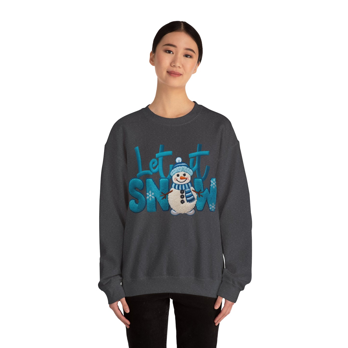 Let it Snow Unisex Heavy Blend™ Crewneck Sweatshirt