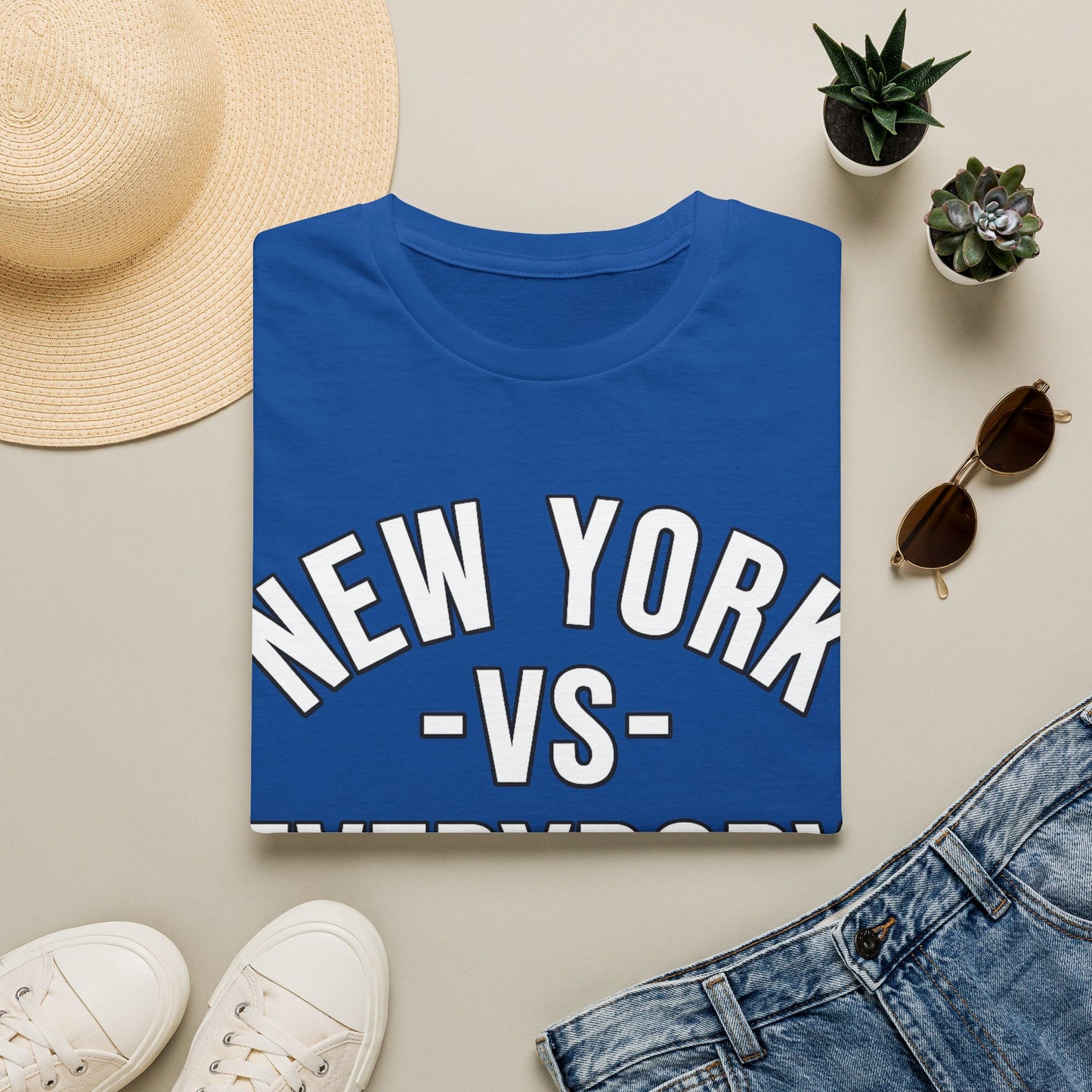 New York vs Everybody Unisex Softstyle T-Shirt
