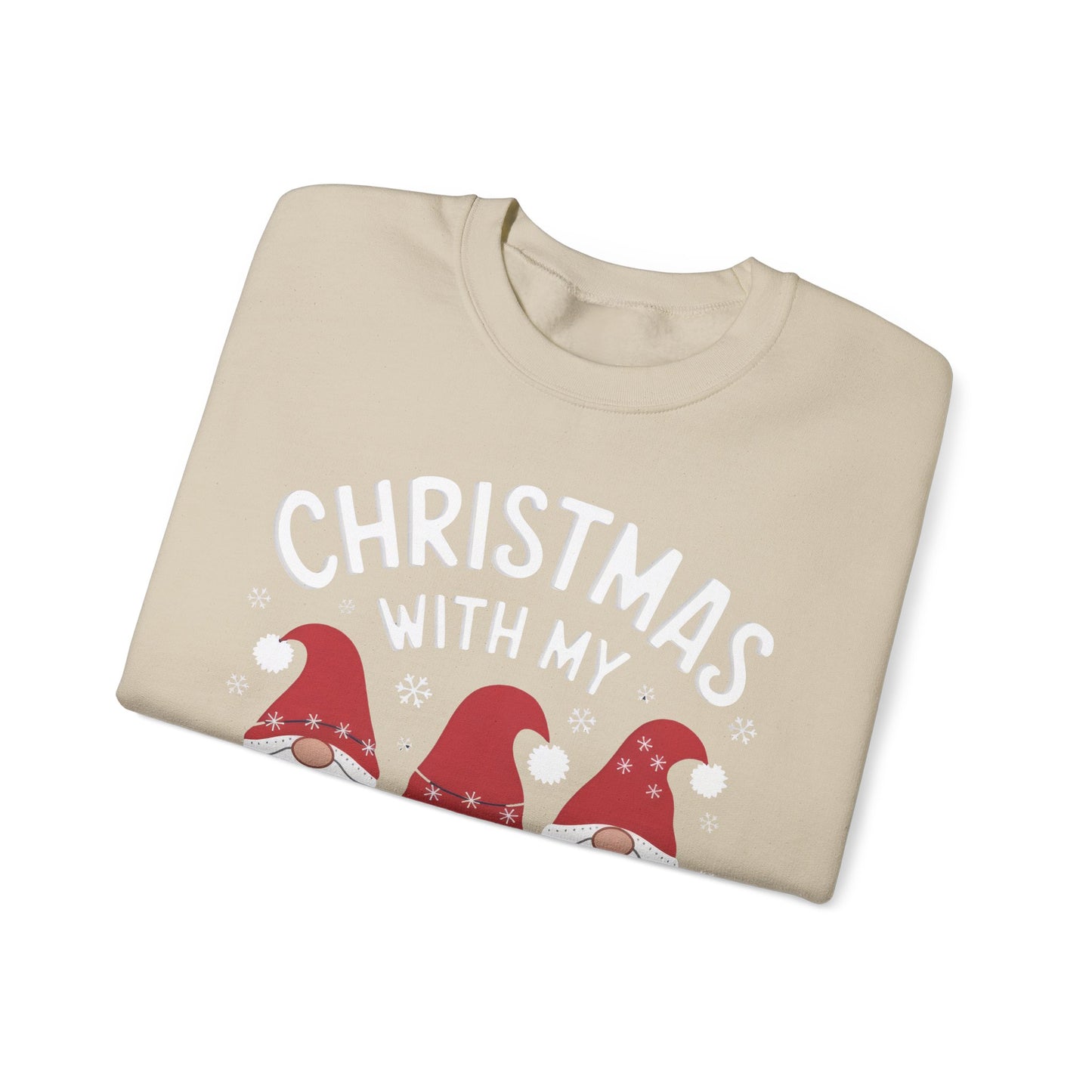 Christmas with my Gnomies Unisex Heavy Blend™ Crewneck Sweatshirt