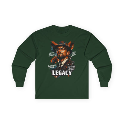 Legacy, Malcolm X Unisex Ultra Cotton Long Sleeve Tee