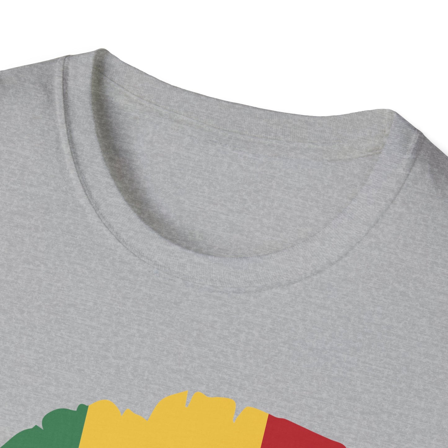 Rasta Kiss Unisex Softstyle T-Shirt | Festival Apparel, Casual Wear, Gift for Her, Travel Clothing, Summer Outfit