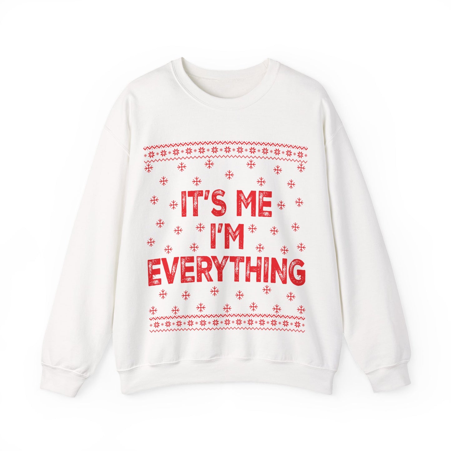 It's me, I'm everything red Unisex Heavy Blend™ Crewneck Sweatshirt