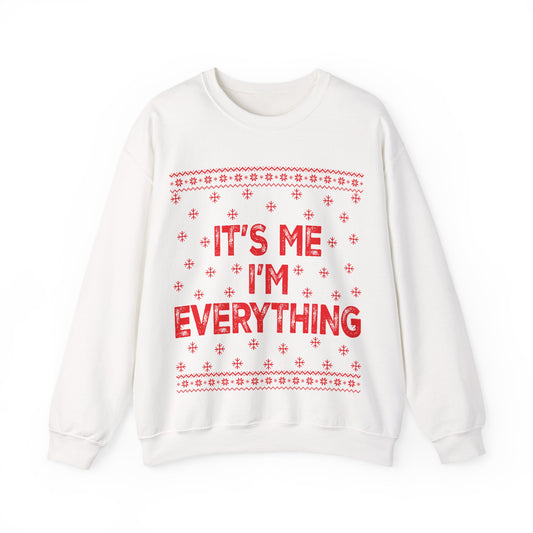 It's me, I'm everything red Unisex Heavy Blend™ Crewneck Sweatshirt