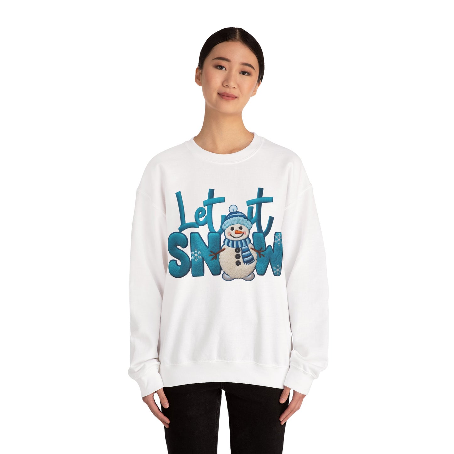 Let it Snow Unisex Heavy Blend™ Crewneck Sweatshirt