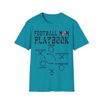 Football mom playbook Unisex Softstyle T-Shirt