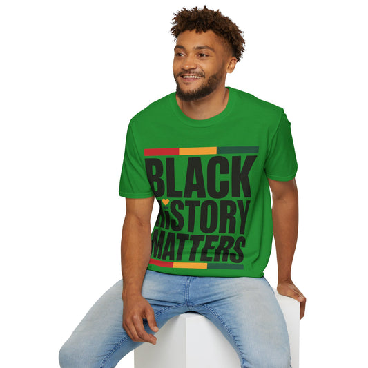 Black History Matters Unisex Softstyle T-Shirt
