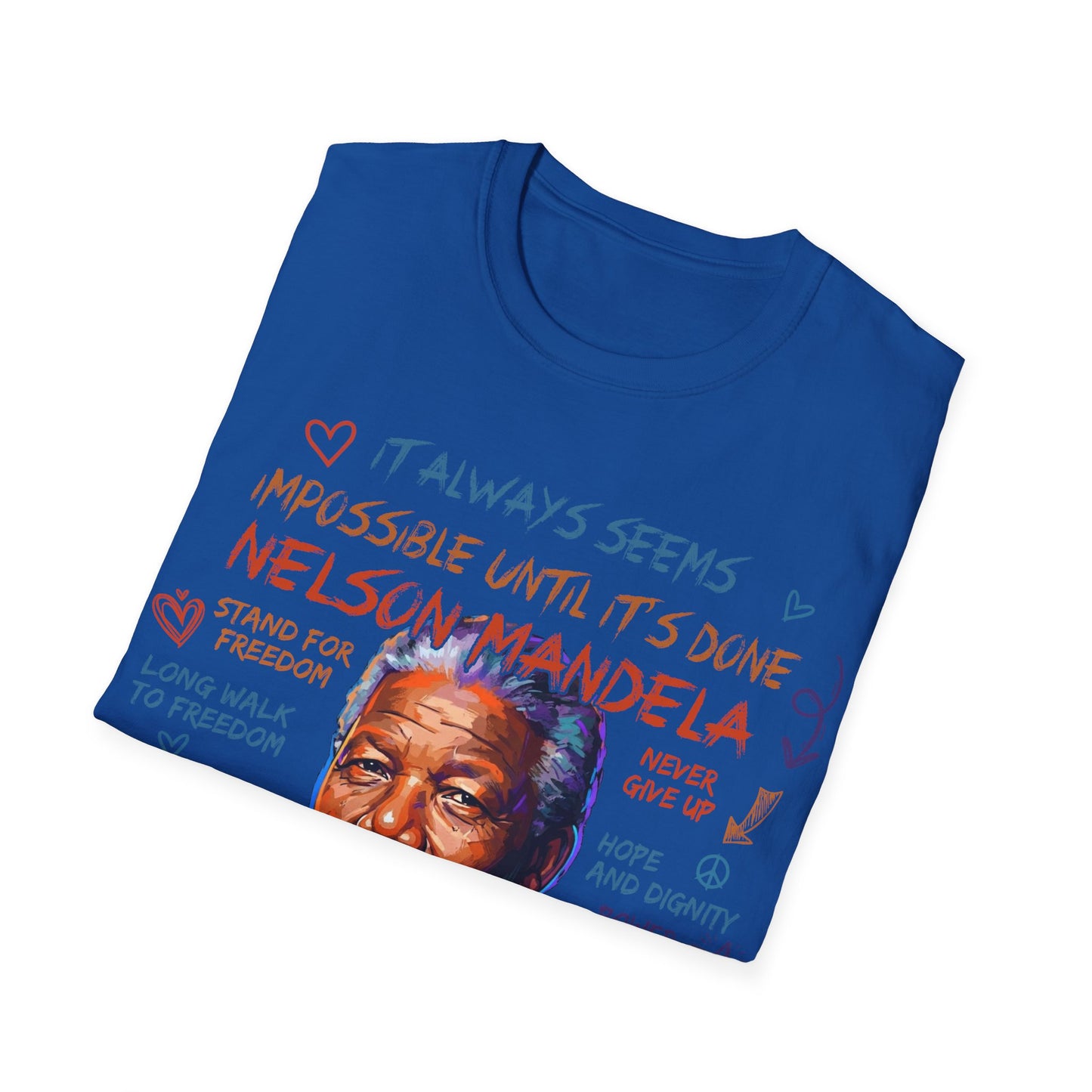 Nelson Mandela Unisex Softstyle T-Shirt