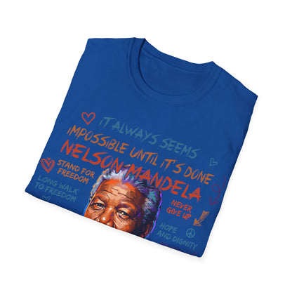 Nelson Mandela Unisex Softstyle T-Shirt