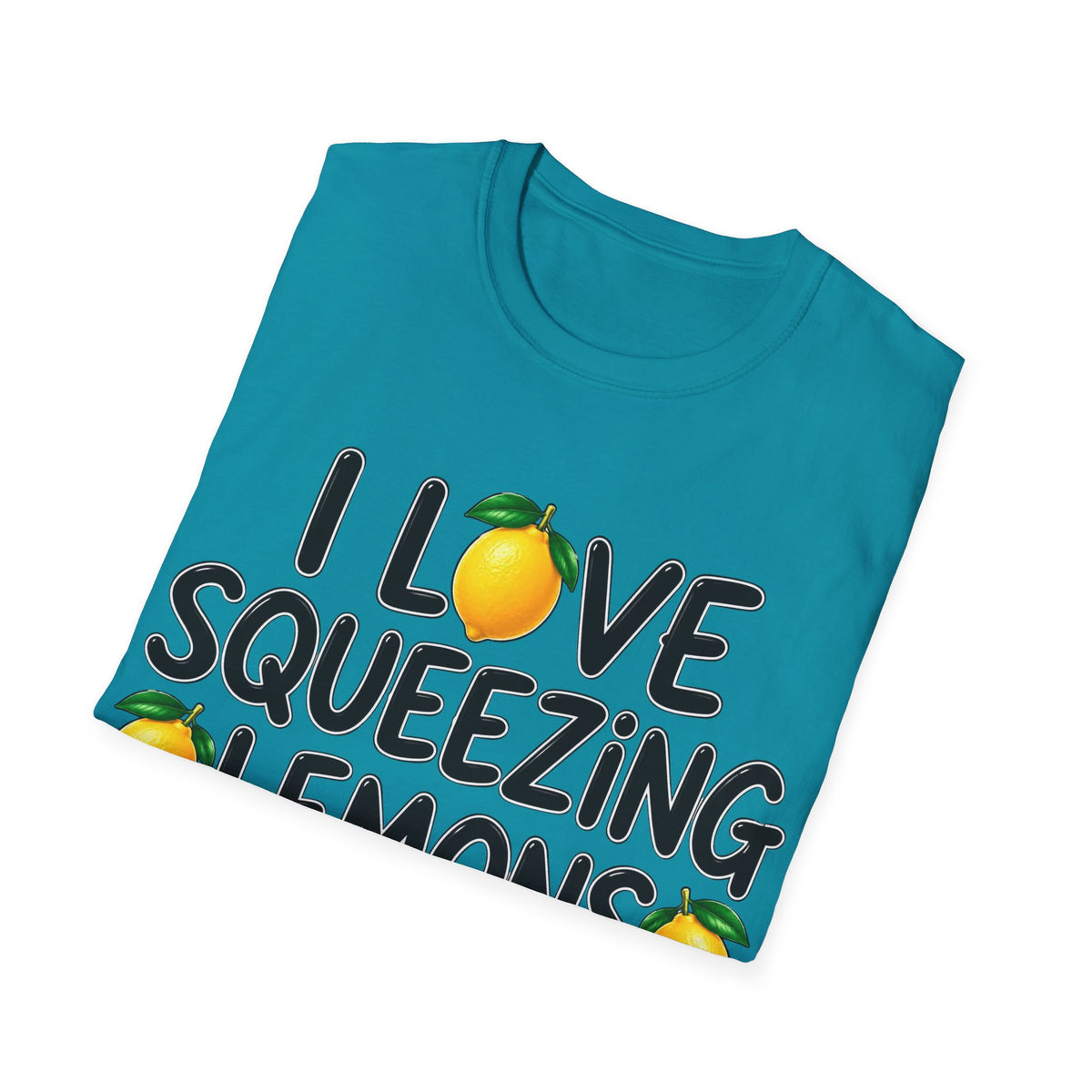 I love squeezing lemons Unisex Softstyle T-Shirt
