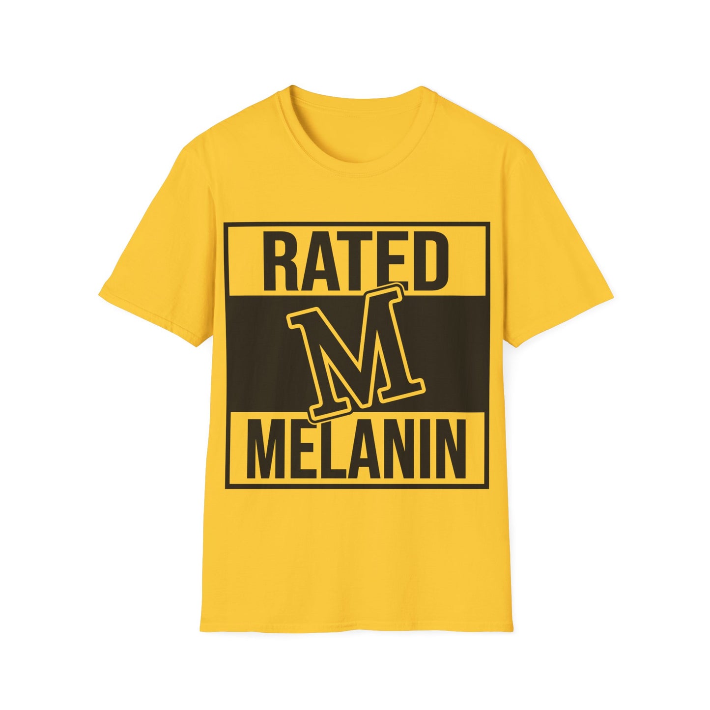 Rated M Melanin Unisex Softstyle T-Shirt