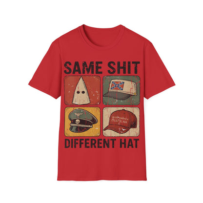 Same shit different hat Unisex Softstyle T-Shirt
