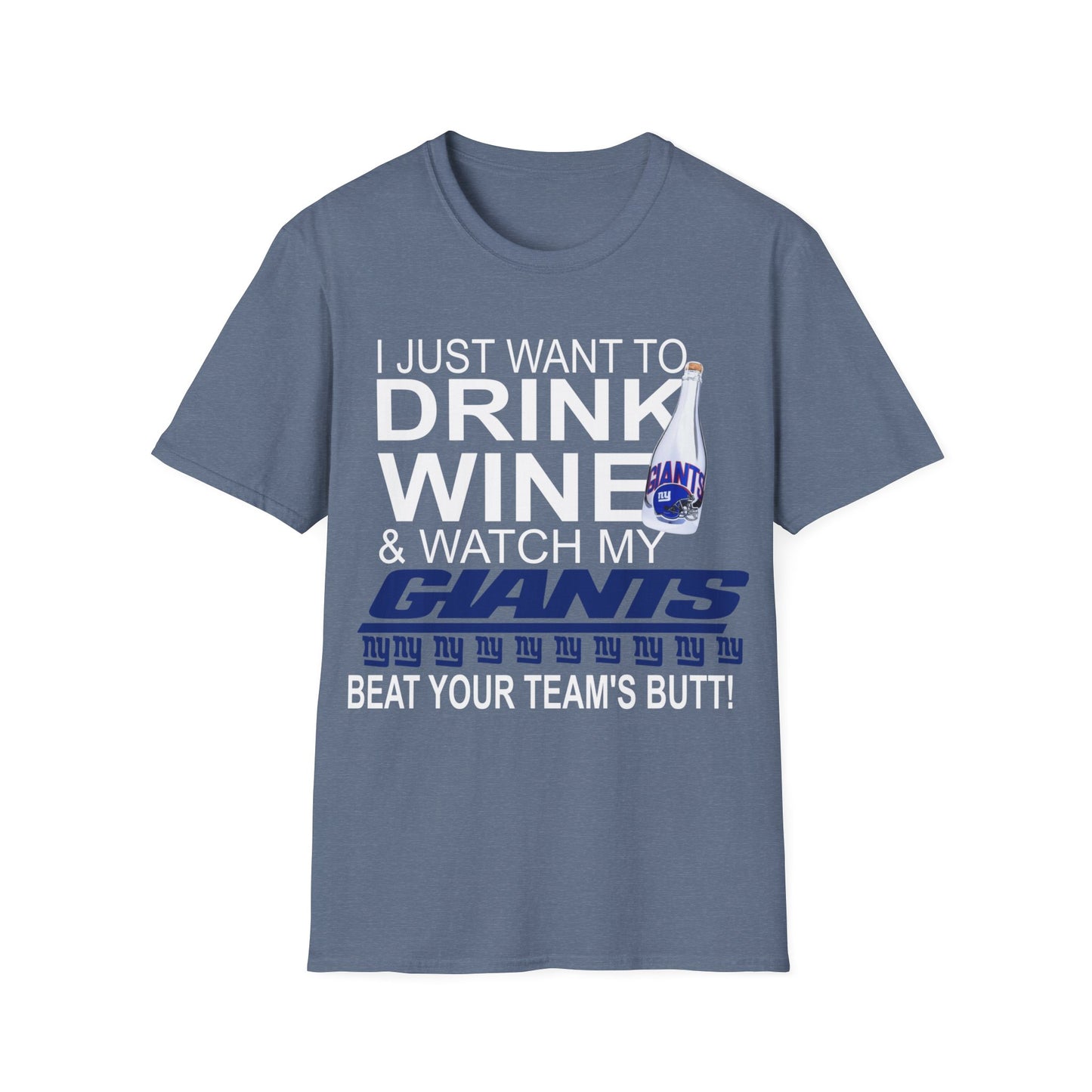 Drink wine ny Unisex Softstyle T-Shirt