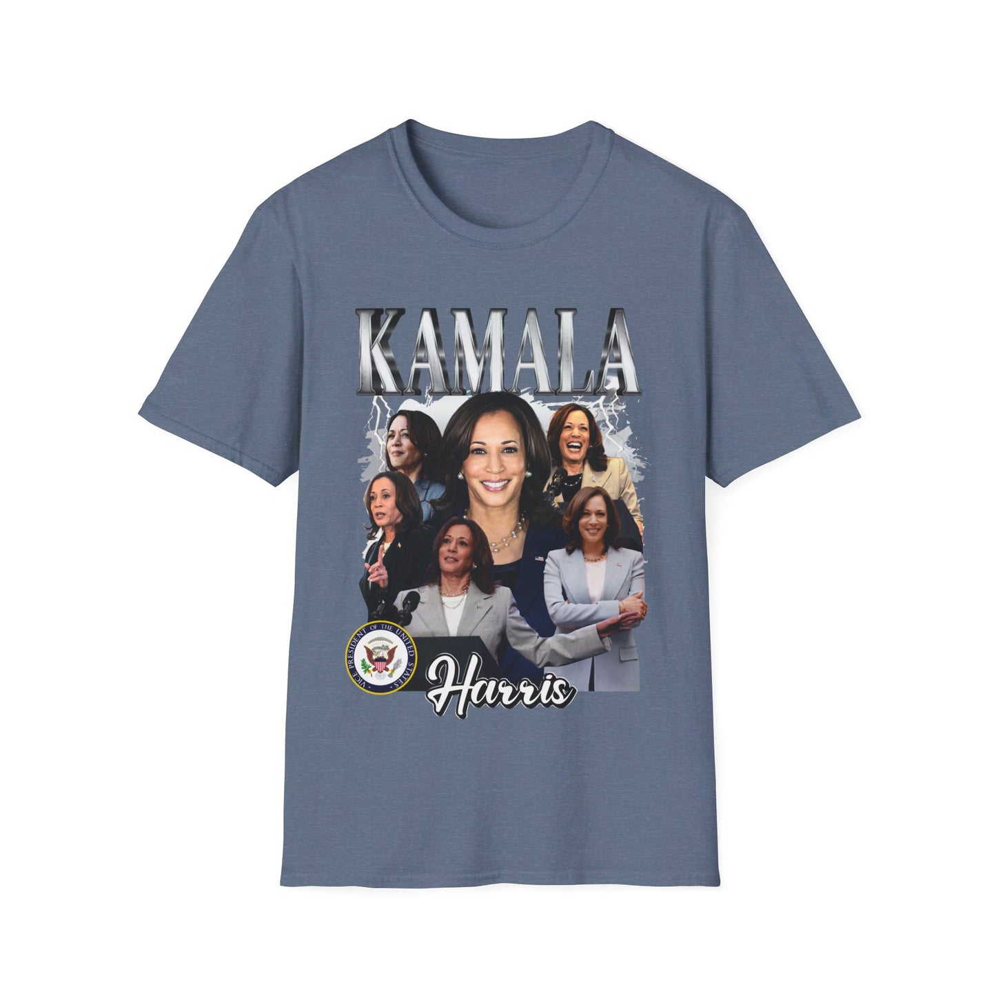 Kamala Collage Unisex Softstyle T-Shirt