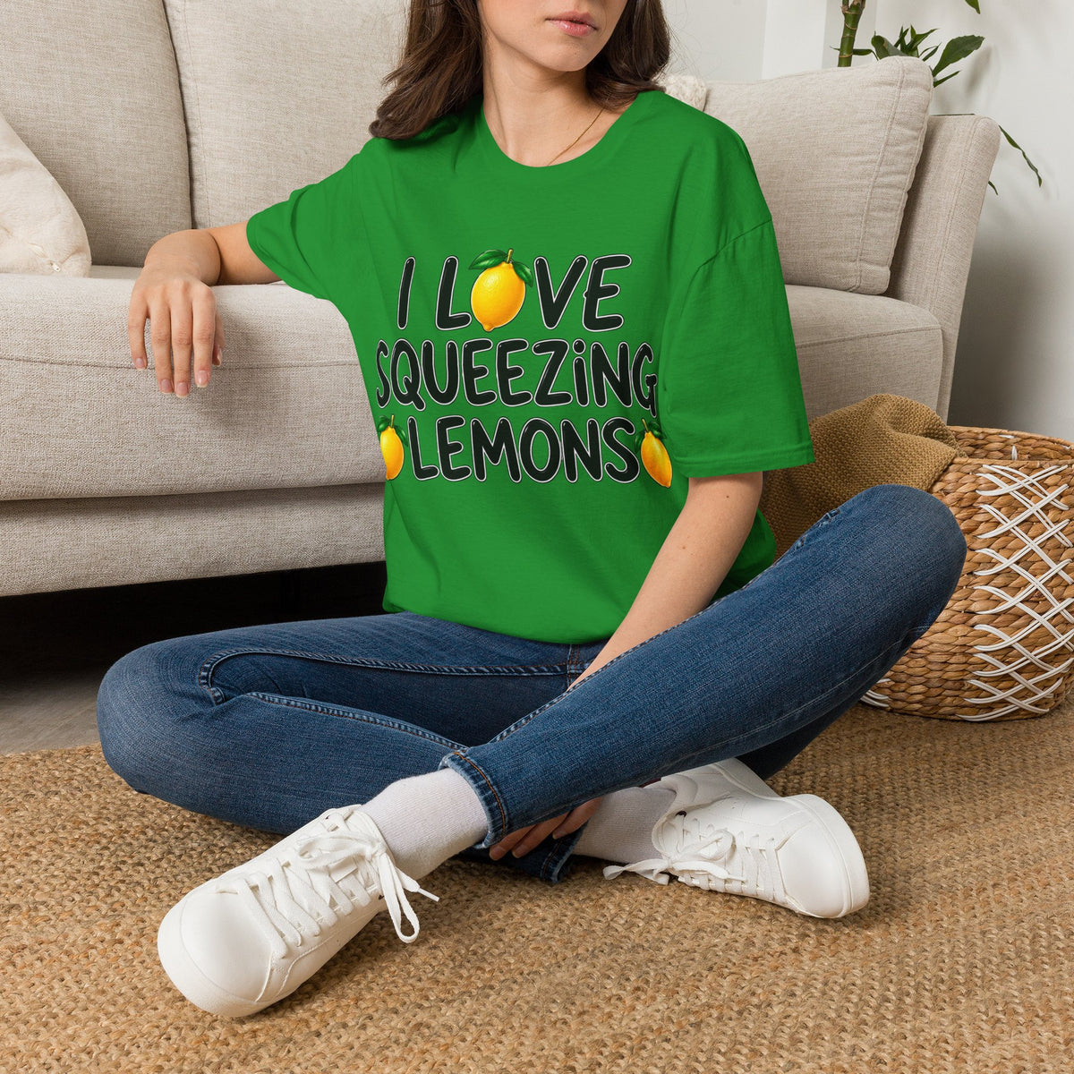 I love squeezing lemons Unisex Softstyle T-Shirt