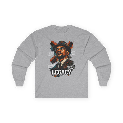 Legacy, Malcolm X Unisex Ultra Cotton Long Sleeve Tee