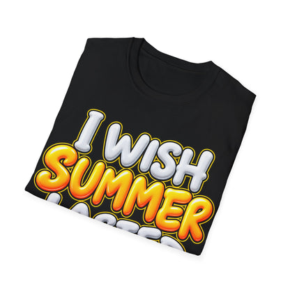 I wish Summer lasted longer Unisex Softstyle T-Shirt