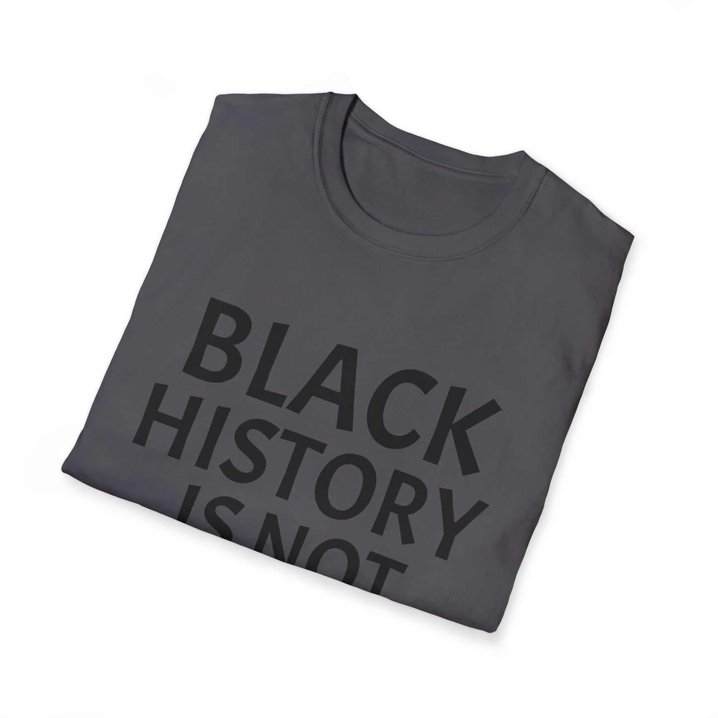 Black history is not optional Unisex Softstyle T-Shirt