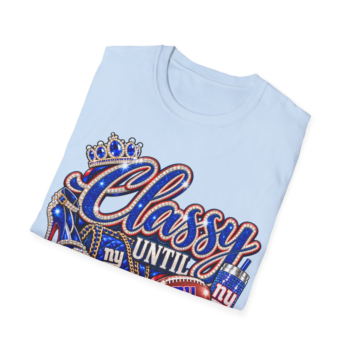 Classy until kickoff 2 Unisex Softstyle T-Shirt