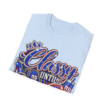 Classy until kickoff 2 Unisex Softstyle T-Shirt