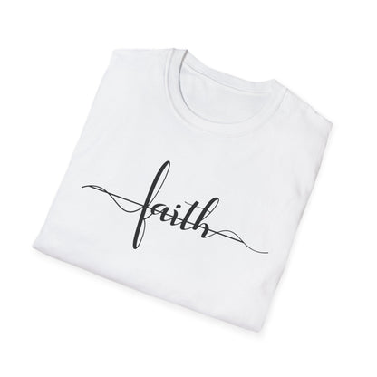 Faith horizontal -Inspired Unisex Softstyle T-Shirt, Inspirational Tee