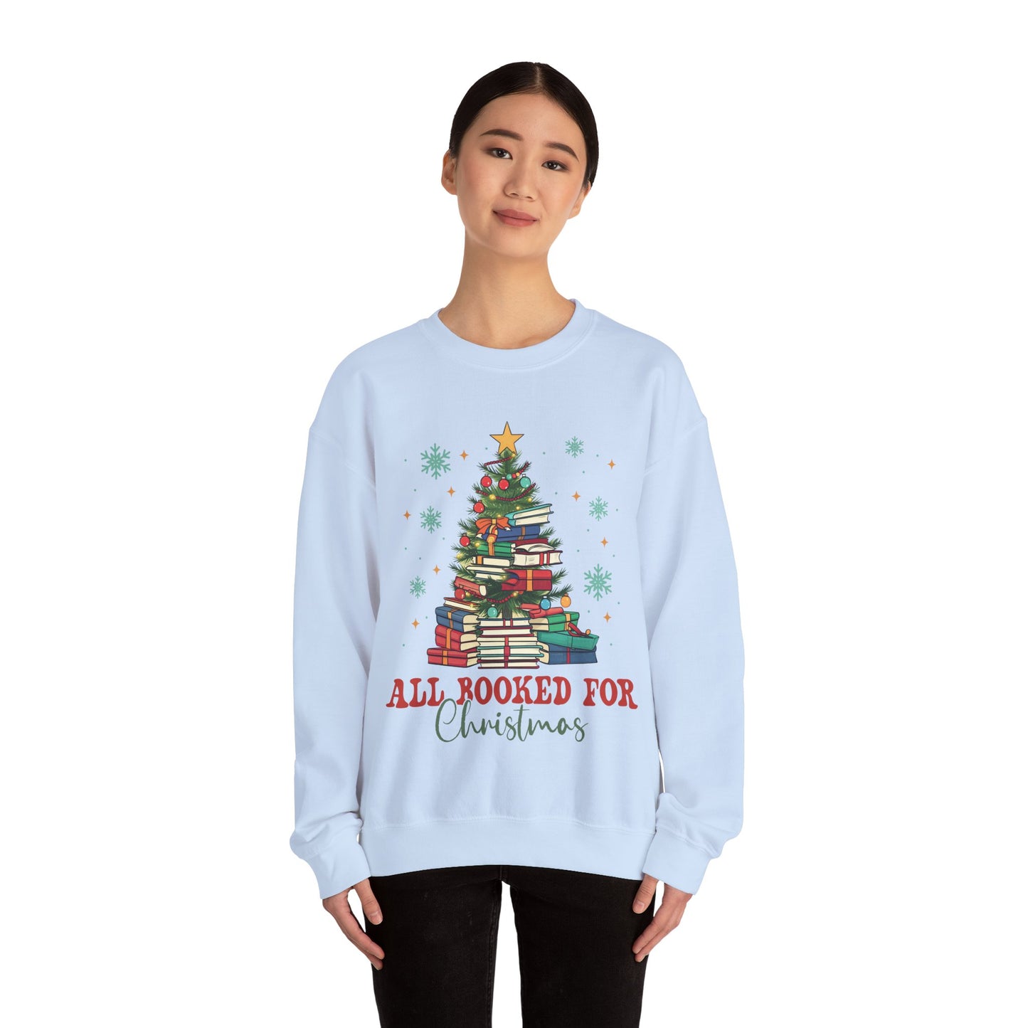 All booked for Christmas Unisex Heavy Blend™ Crewneck Sweatshirt