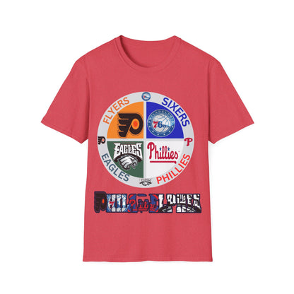 Philadelphia sports teams Unisex Softstyle T-Shirt