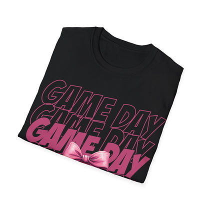 Game day, pink Unisex Softstyle T-Shirt
