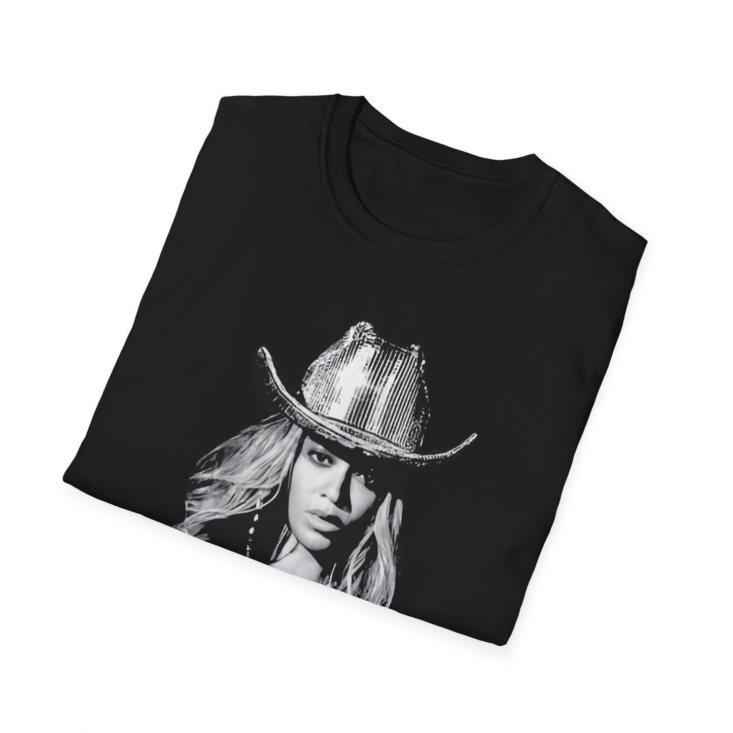 Bey in black and white Unisex Softstyle T-Shirt