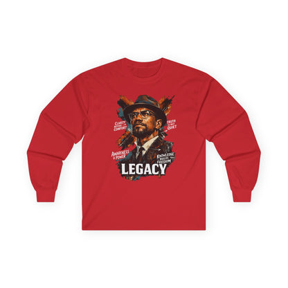 Legacy, Malcolm X Unisex Ultra Cotton Long Sleeve Tee