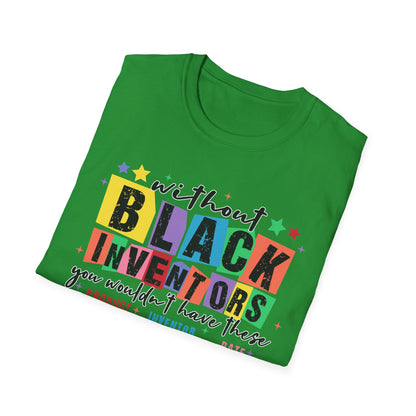 Black Inventors Unisex Softstyle T-Shirt